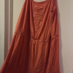 Torrid Orange Lace Detail Nightgown